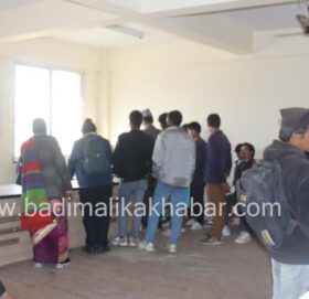 जिल्ला प्रशासन कार्यालय बाजुरामा हुलाक काउन्टर स्थापना