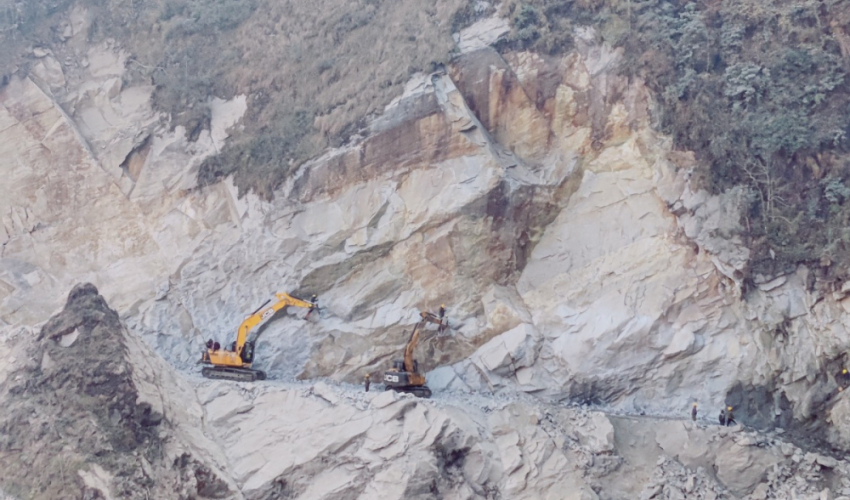 दार्चुलाको तुसारपानी–टिंकर सडक नेपाली सेनाले खोल्यो : १३.५९ किमी ट्याक