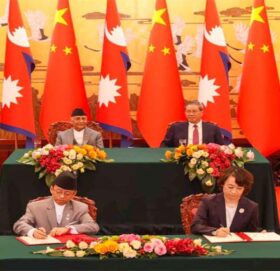 नेपाल र चीनबीच ८ सहमतिपत्रमा हस्ताक्षर
