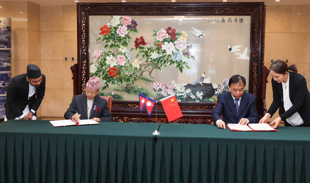 नेपालको नीतिले नै नचिन्नेगरी चीनसँग बीआरआई फ्रेमवर्कमा हस्ताक्षर