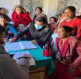 त्रिवेणी–८ मा गाउँघर क्लिनिक तथा नसर्ने रोग व्यवस्थापन शिविर सञ्चालन