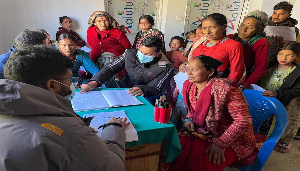 त्रिवेणी–८ मा गाउँघर क्लिनिक तथा नसर्ने रोग व्यवस्थापन शिविर सञ्चालन