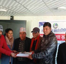 पत्रकार महासंघ बाजुराका नवनिर्वाचित कार्यसमितिलाई पद हस्तान्तरण