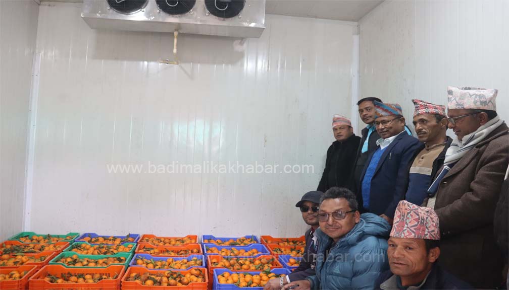 मार्तडीमा निर्माण गरिएको चिस्यान गृह सञ्चालनमा