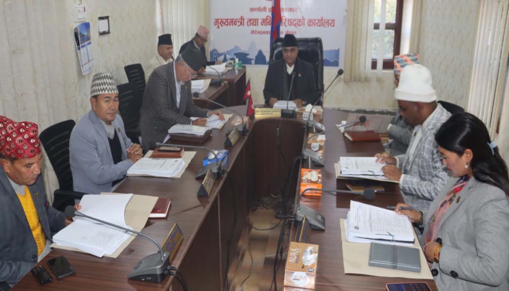 कर्णाली प्रदेश सभा बैठक माघ ७ गते बोलाउन प्रदेश प्रमुखसमक्ष सिफारिस