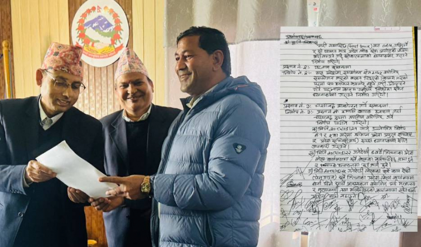 सुदूरपश्चिममा लेखा समूहका कर्मचारीको चेतावनीः माग पूरा नभए कामकाज ठप्प