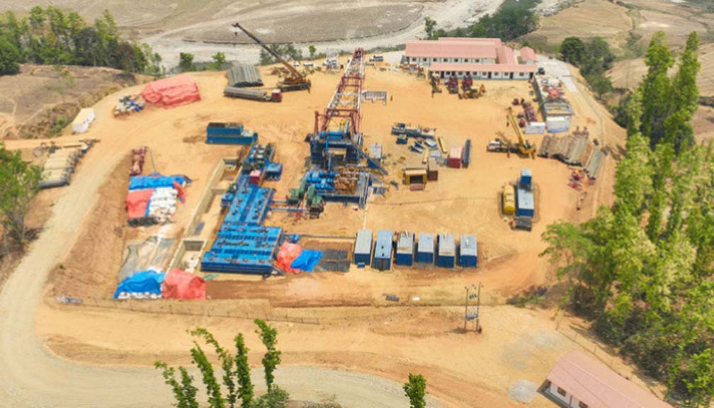 दैलेखमा चार हजार ड्रिलिङपछि देखियो ग्यास भण्डारणको संकेत