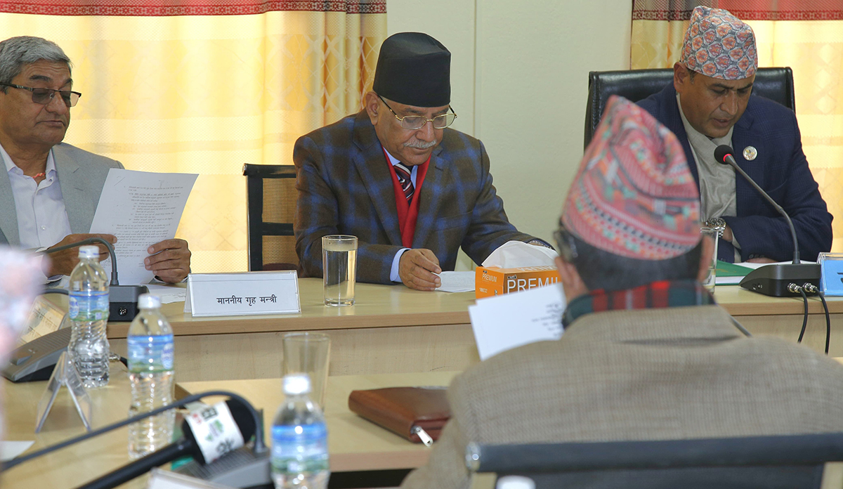 नुवाकोटको शेरा दरबारको जग्गा हिनामिना गर्नेमाथि कारवाही होस् : प्रचण्ड