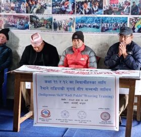 रैथाने राडीपाखी बुनाई तालिम संचालन