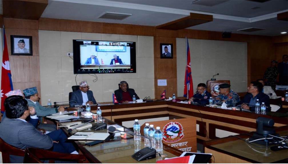 परिणाममुखी काम गर्न सीडीओ र सुरक्षा निकायका प्रमुखलाई गृहमन्त्रीको निर्देशन