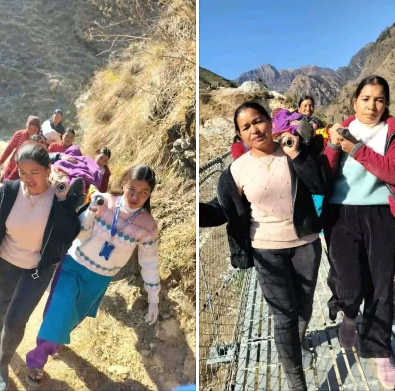 बाजुरामा बाटोमा बच्चा पाएकि आमा र बच्चाको महिला स्वाथ्यकर्मीद्धारा उद्धार