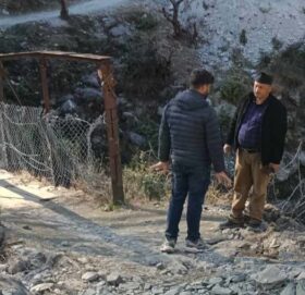 ठुलीसाँघुमा पक्की पुल निर्माण कार्य सुरु, नगर प्रमुख खड्काद्धारा निग्रानी