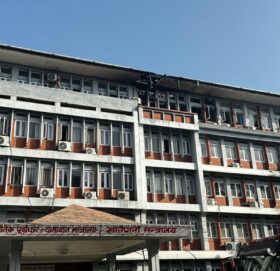 सिंहदरबारस्थित खानेपानी मन्त्रालयमा आगलागी