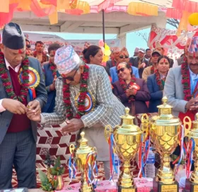 बाजुरामा राष्ट्रपति रनिङ शिल्ड शान्तिपूर्ण सम्पन्न