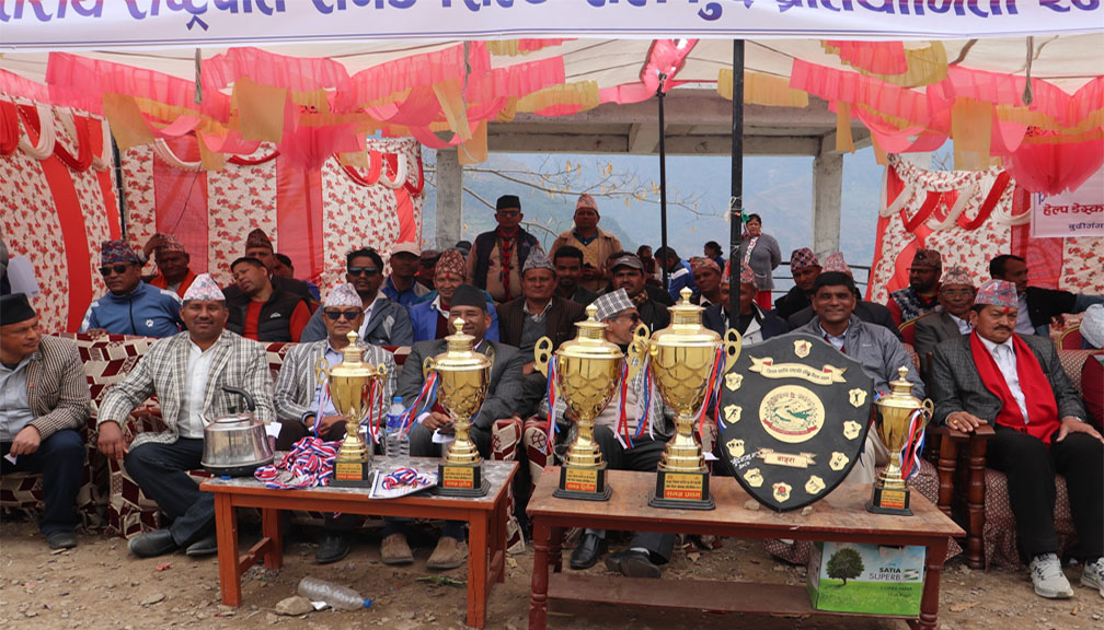 बाजुरा जिल्ला स्तरीय १५ औं राष्ट्रपति रनिङ शिल्डको उपाधि बडीमालिकाले जित्यो