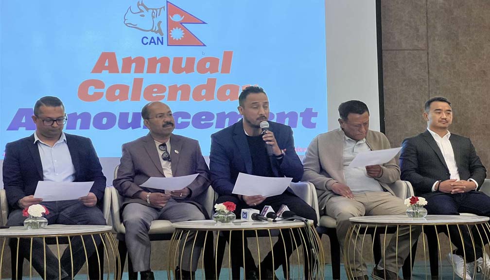 नेपाल क्रिकेट संघले सार्वजनिक गर्‍यो वार्षिक क्यालेण्डर