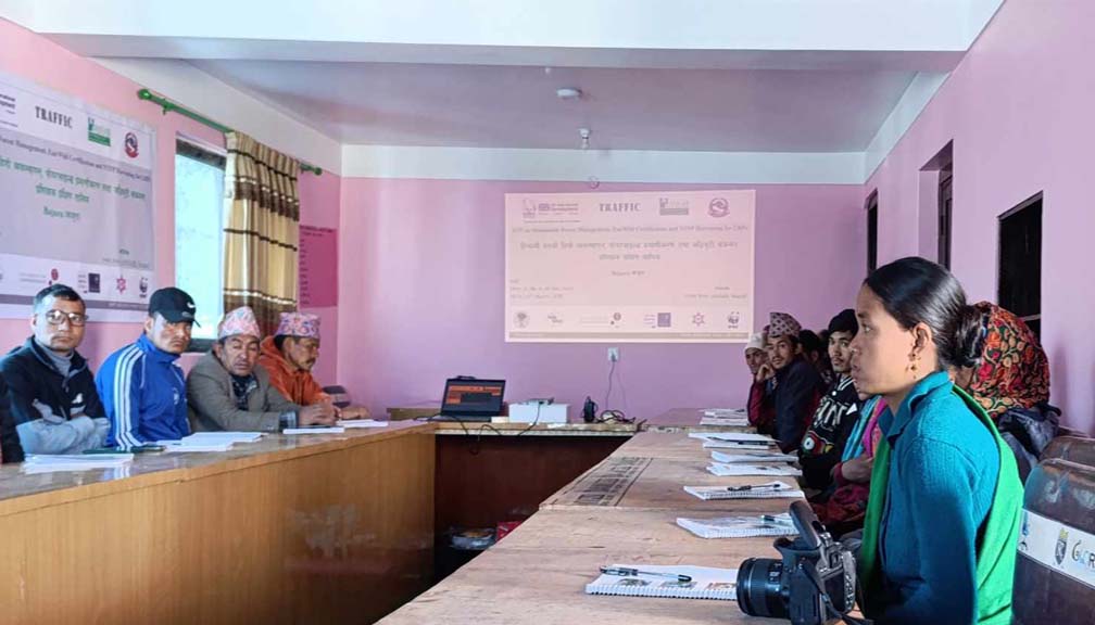 हिमाली बनको दिगो व्यवस्थापन सम्बन्धी प्रशिक्षक प्रशिक्षण तालिम संचालन