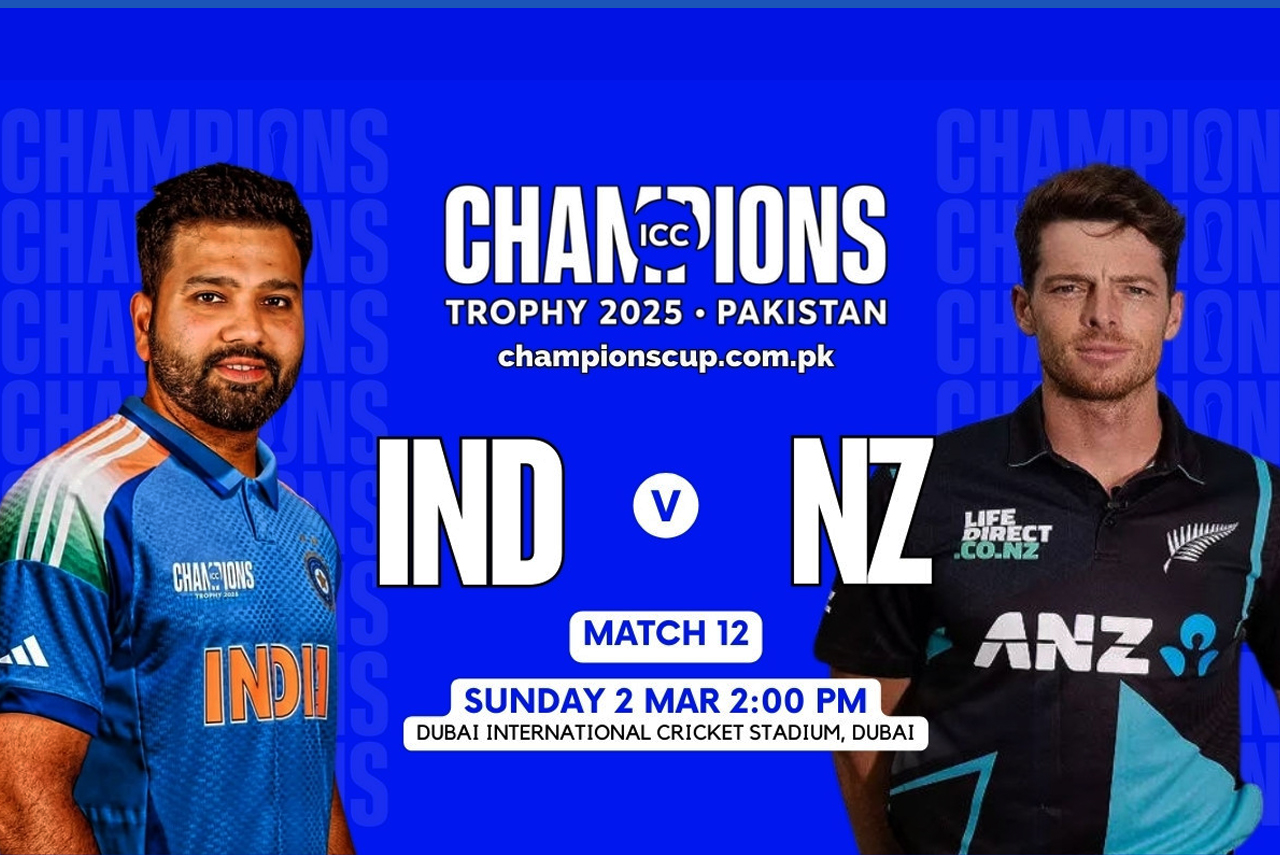 च्याम्पियन्स ट्रफी : समूह चरणको अन्तिम खेलमा भारत र न्युजिल्याण्ड खेल्दै
