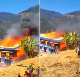 सोलुखुम्बुको लिखुपिके गाउँपालिका कार्यालयमा आगलागी