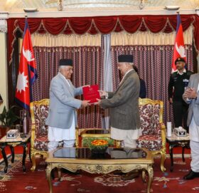 राष्ट्रपतिसमक्ष सरकारले बुझायो वार्षिक प्रतिवेदन