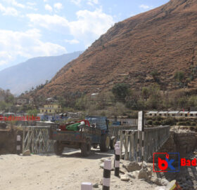 बाजुराको बड्डीगाड खोलामा निर्माण भएको बेलिबृज सञ्चालनमा