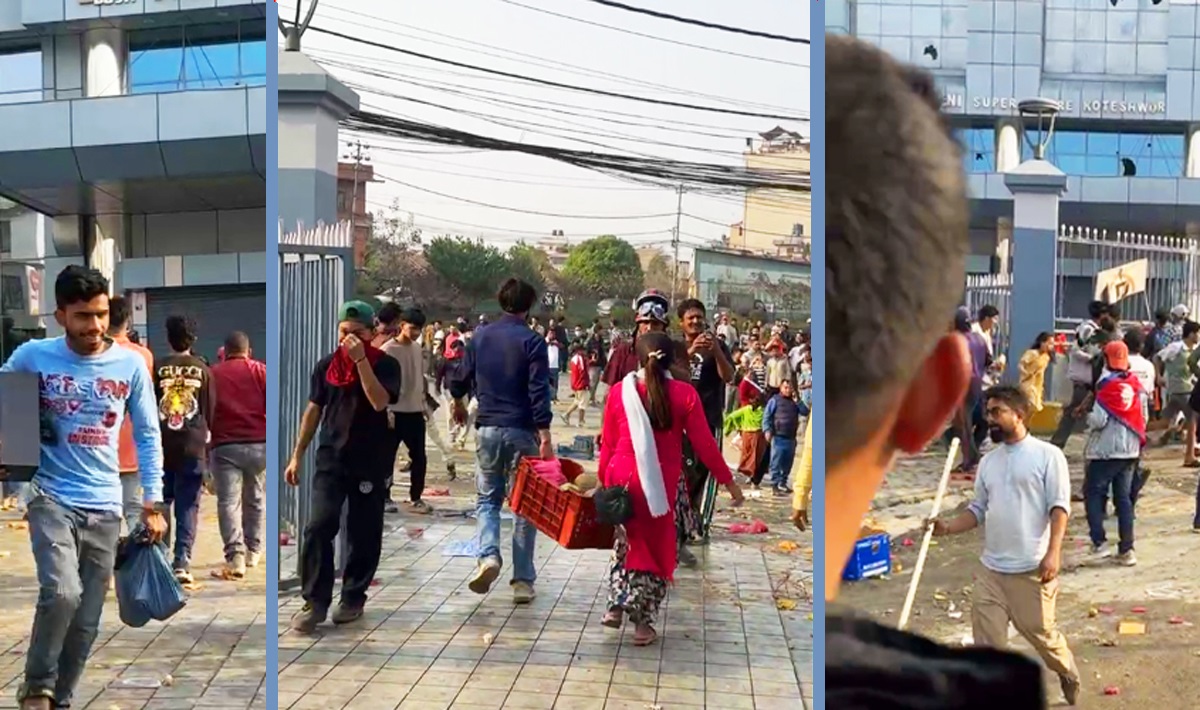 कोटेश्वरको भाटभटेनीमा लुटपाट