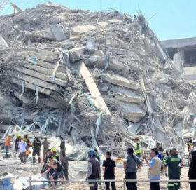 म्यानमार भूकम्पमा मृत्यु हुनेको सङ्ख्या १६ सय नाघ्यो : एक महिलाको ३० घण्टापछि उद्धार