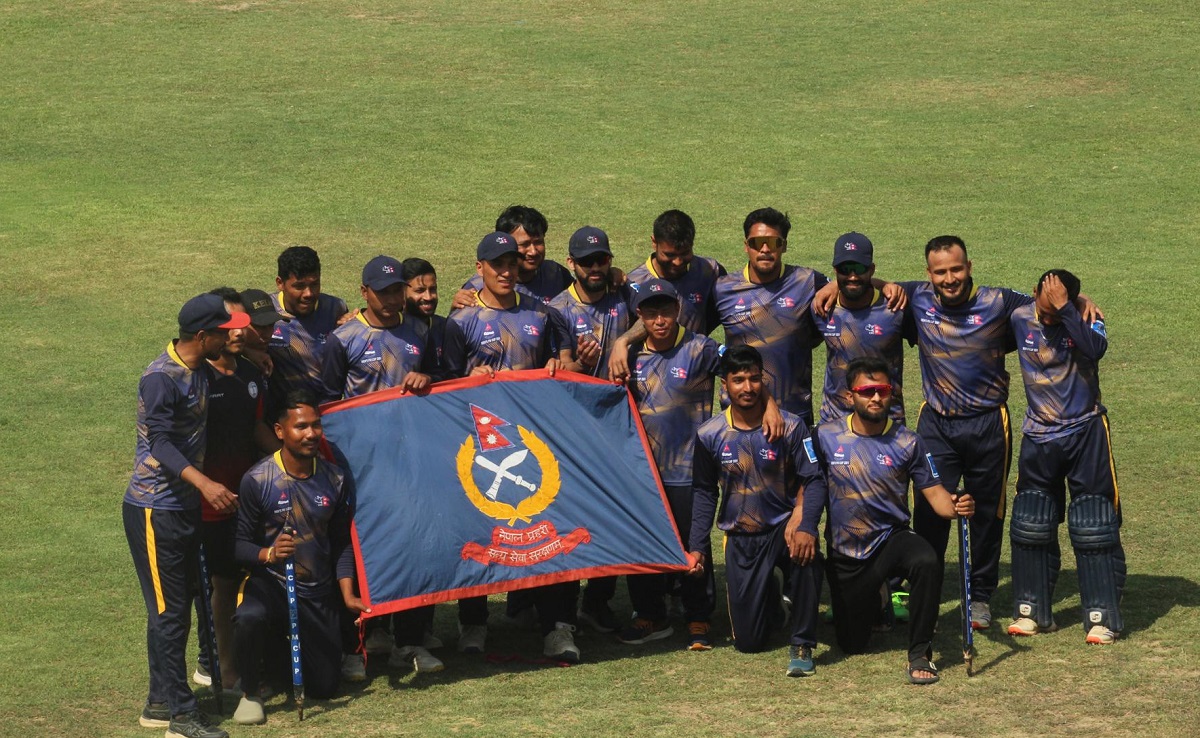 प्रधानमन्त्री कप क्रिकेटको उपाधि नेपाल पुलिसलाई