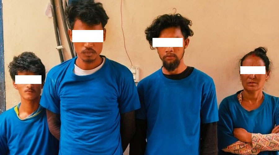 कैलालीमा साढे दुई किलो चरेस र खैरो हेरोईनसहित चार जना पक्राउ