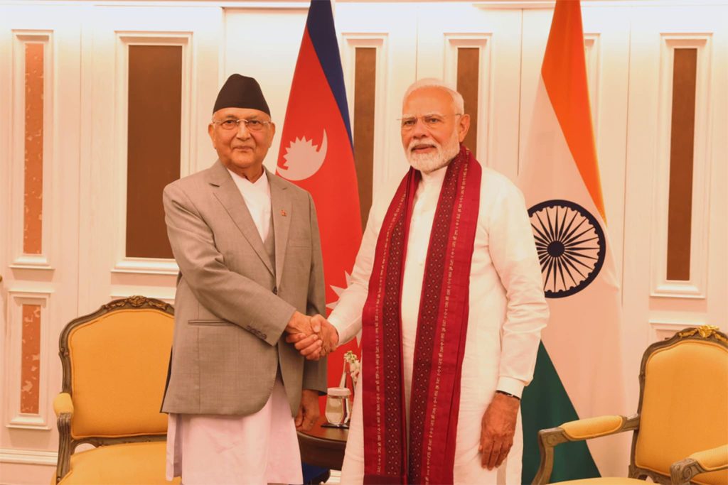 ओलीसँगको भेटवार्ता फलदायी रह्यो : मोदी