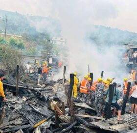 अछाम आगलागी: ३ करोड बढीको क्षति, प्रदेश सरकारबाट १० लाख सहयोग