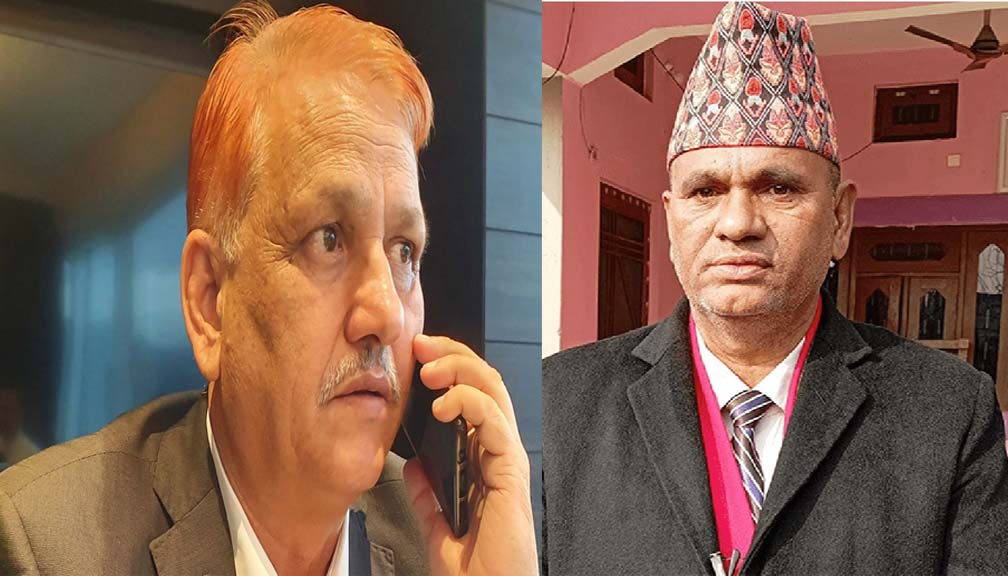 एमाले सुदूरपश्चिमका नेता भट्ट  र  रावलकाे विवाद बालुवाटार पुग्याे