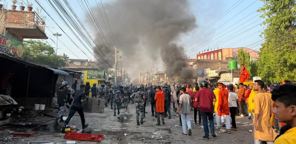 वीरगञ्जमा आज राति १२ बजेसम्म थपियो कर्फ्यु