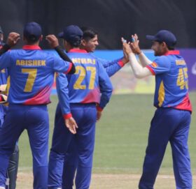 बलिङमा युवराज र ब्याटिङमा ‌ओपनर चम्किँदा ओमानमाथि नेपालको सहज जित