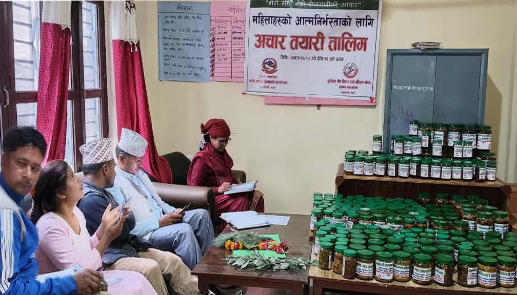 युवाहरुलाई व्यवसायीक बनाउँदै बुढीगंगा नगरपालिका