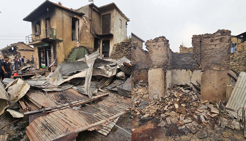 जयगढमा आगलागीबाट ७ करोड बढीकाे क्षति, प्रदेश सरकारबाट ५० लाख राहत