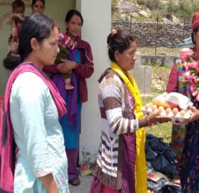 बुढीगंगा नगरपालिकाद्धारा उपप्रमुख कोशेली प्रदान