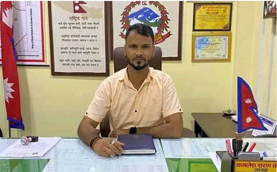 कपिलवस्तुको शुद्धोदन गाउँपालिका अध्यक्ष कमलेशशरण चौधरी पक्राउ