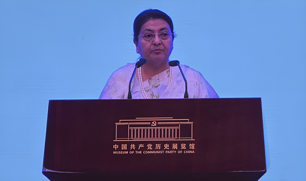 विद्या भण्डारीको सम्पर्क कार्यालय उद्घाटन हुँदै, ईश्वर पोखरेलले पनि सम्बोधन गर्ने