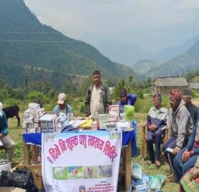 बडीमालिका ७ मा पशु स्वास्थ्य शिविर ३५ सय पशु चौपायाको उपचार