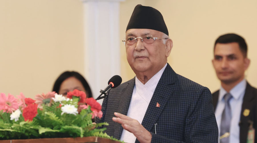 प्रधानमन्त्री ओलीले भने : हाम्रो मेहनतले एसईई नतिजामा सुधार भयो