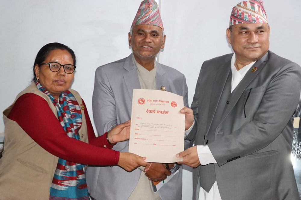 महिलामैत्री बजेट ल्याउन ज्ञापनपत्र