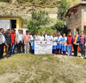 बुढीगंगा नगरपालिकामा निशुल्क आँखा शिविरबाट ६ सय जनाले लिए सेवा