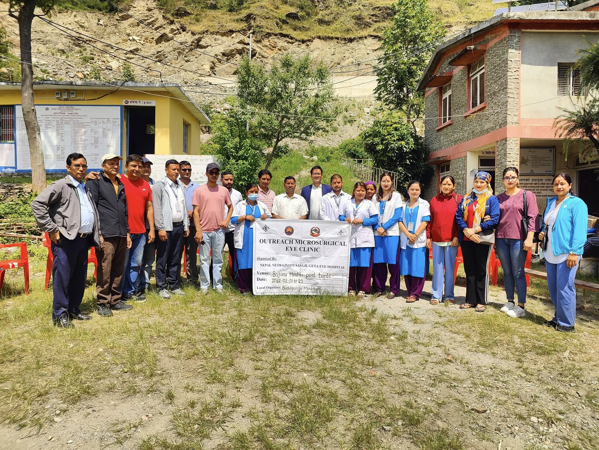 बुढीगंगा नगरपालिकामा निशुल्क आँखा शिविरबाट ६ सय जनाले लिए सेवा