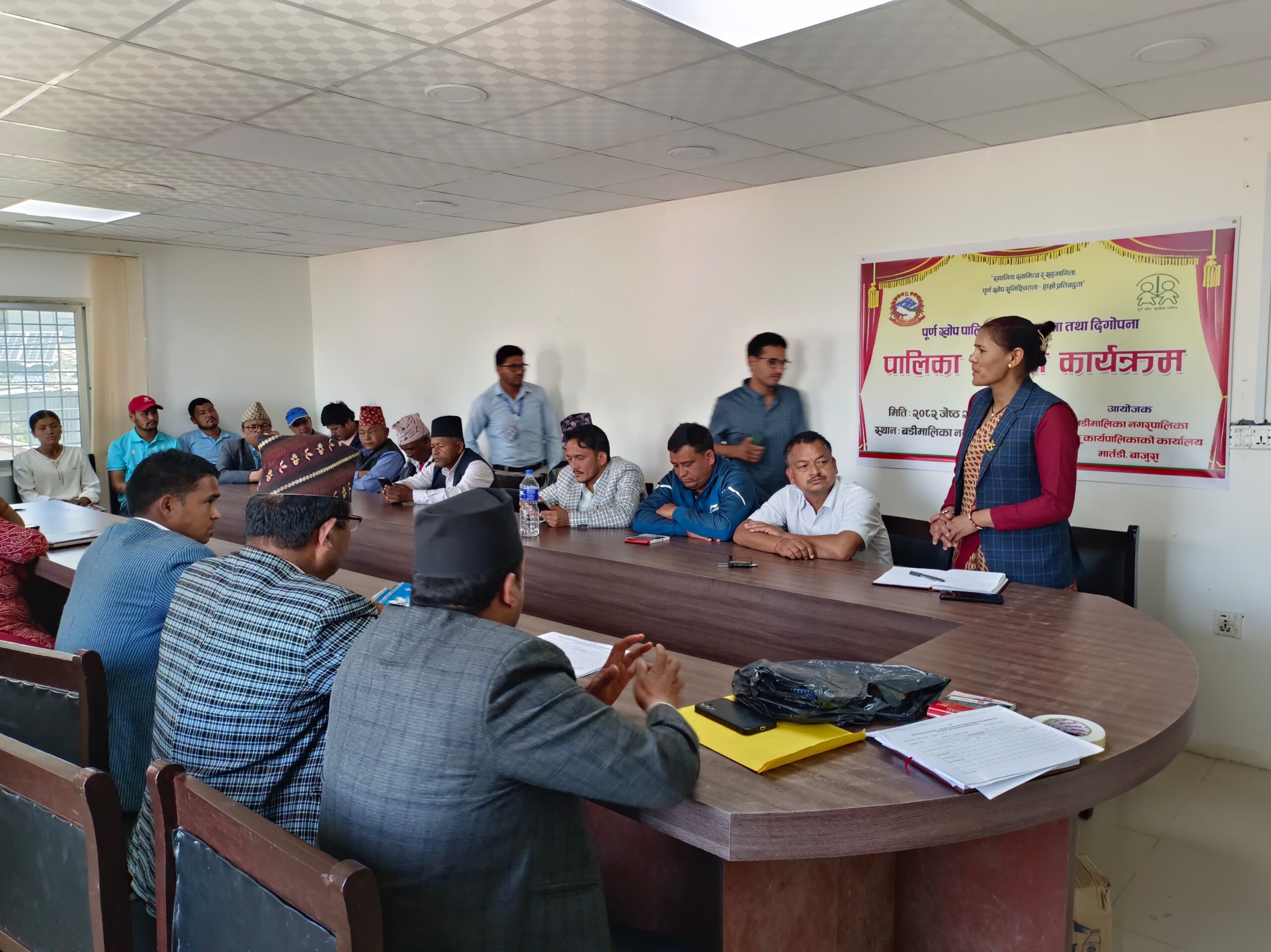 बडीमालिका नगररपालिका पूर्ण खोप सुनिश्चितता तथा दिगोपना घोषणा