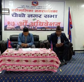 बडीमालिका नगरपालिकाद्धारा ५१ करोड ८२ लाख बजेट बिनियोजन