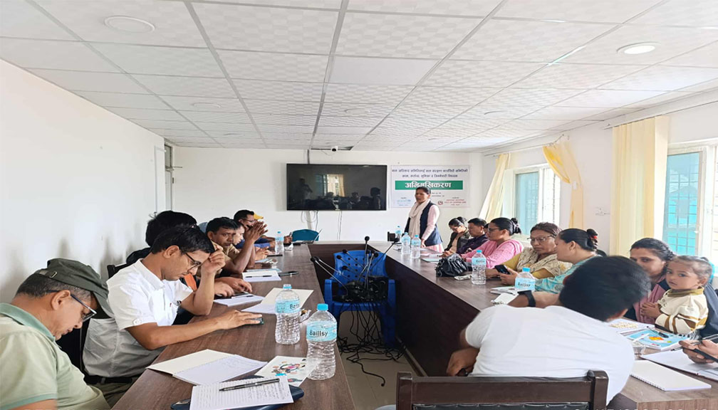 बडिमालिका नगरपालिकाद्धारा बाल अधिकार समितिलाई अभिमुखीकरण