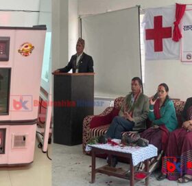 मन्त्रीले उद्घाटन गरेको एक हप्तामै बिग्रियो डि फ्रिज