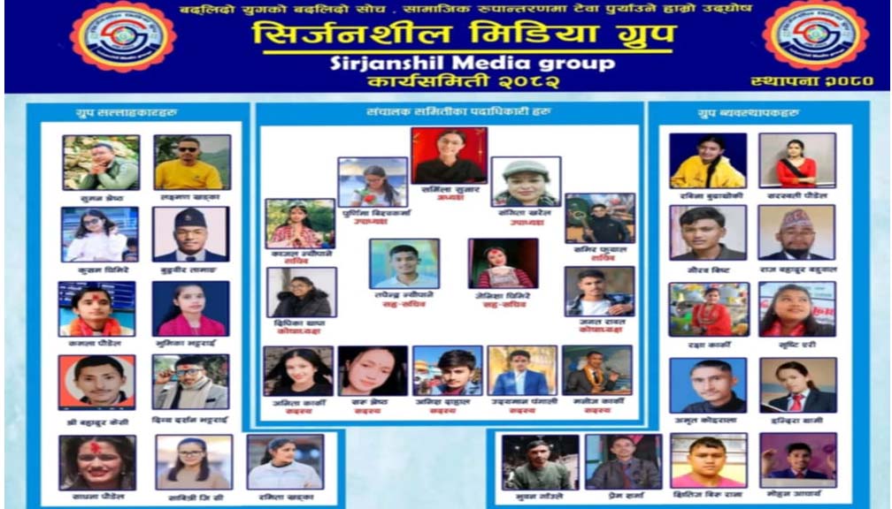 सिर्जनशील सोचका प्रतिनिधि युवाहरू, एउटै छाता मुनि संगठित”