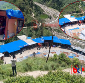 आगलागीबाट ध्वस्त भएकोे बाम्का बजार पुनर्निर्माण (तस्वीरहरु)